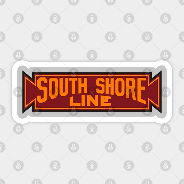 Chicago South Shore and South Bend Railroad Sticker by Raniazo Fitriuro